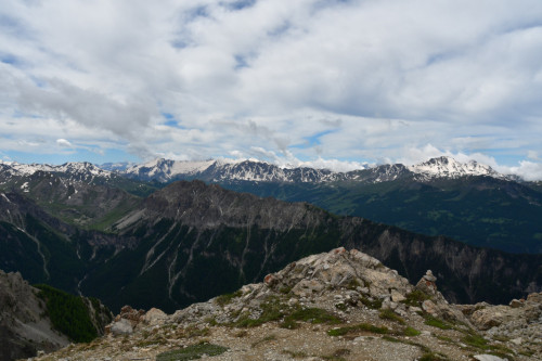 La crête de Vars vue du Pic d'Escreins