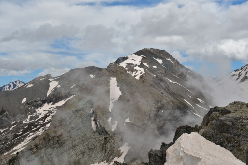 La pointe de la Saume vue du Pic d'Escreins