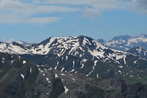 La Tête de Paneyron vue du Pic d'Escreins