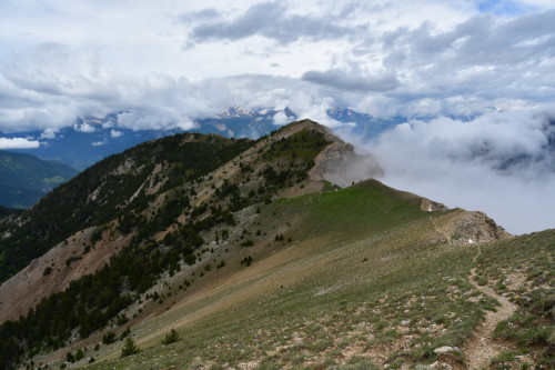 La crête du Cugulet vue du Pic d'Escreins