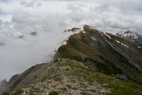 Le Pic d'Escreins vu du sommet de Cugulet