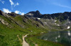paysage hautes-alpes Cime-du-Loup-vue-du-lac-Bleu - Ubaye - Saint-Paul-sur-Ubaye - Cime-du-Loup-vue-du-lac-Bleu