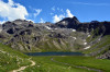 paysage hautes-alpes Cime-du-Loup-vue-du-lac-Bleu - Ubaye - Saint-Paul-sur-Ubaye - Cime-du-Loup-vue-du-lac-Bleu