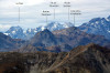 paysage hautes-alpes Cime-de-la-Condamine-vue-de-la-Tete-de-Fourneous - Argentiere-la-Bessee - Vallouise - Cime-de-la-Condamine-vue-de-la-Tete-de-Fourneous