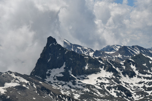 La tête des Toillies vue de la pointe des Sagnes Longues