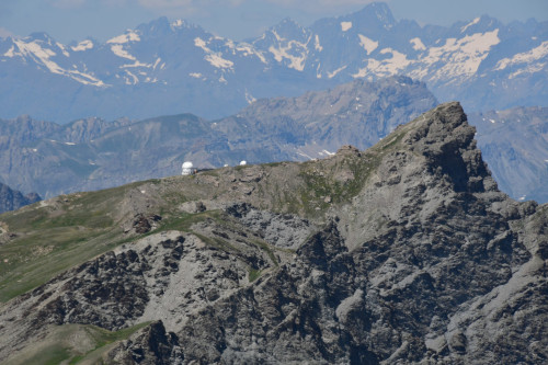 Le pic de Château Renard vu de la pointe des Sagnes Longues