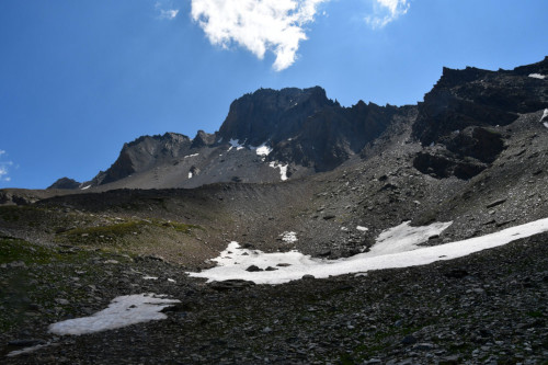 Le Péouvou vu du ravin de Clausis