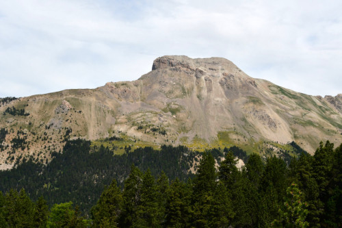 La crête du Peyron vue de l'Alp Gaston