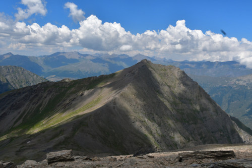 Le pic Ségure vu du Sparveyre