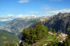 paysage hautes-alpes Crete-de-Catinat-vue-du-Belvedere-de-la-Mouriere - Guillestrois - Eygliers - Crete-de-Catinat-vue-du-Belvedere-de-la-Mouriere