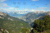 paysage hautes-alpes Crete-de-Catinat-vue-du-Belvedere-de-la-Mouriere - Guillestrois - Eygliers - Crete-de-Catinat-vue-du-Belvedere-de-la-Mouriere