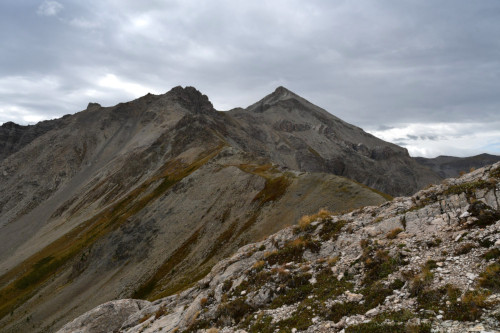 Les pic de Jean Rey et Peyre Eyraute vus de Coste Rousse