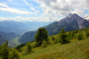 paysage hautes-alpes Le-Plan-de-Freissinieres-vu-du-Clos-Saret - Argentiere-la-Bessee - Fressinieres - Le-Plan-de-Freissinieres-vu-du-Clos-Saret