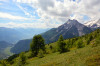 paysage hautes-alpes Le-Plan-de-Freissinieres-vu-du-Clos-Saret - Argentiere-la-Bessee - Fressinieres - Le-Plan-de-Freissinieres-vu-du-Clos-Saret