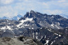 paysage hautes-alpes Pic-du-Beal-Traversier-vu-de-la-crete-de-l-Alpavin - Queyras - Arvieux - Pic-du-Beal-Traversier-vu-de-la-crete-de-l-Alpavin