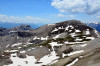 paysage hautes-alpes Roche-de-la-Moutiere-vue-de-la-crete-de-l-Alpavin - Argentiere-la-Bessee - La-Roche-de-Rame - Roche-de-la-Moutiere-vue-de-la-crete-de-l-Alpavin