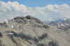 paysage hautes-alpes Pic-du-Haut-Mouriare-vu-de-la-crete-de-l-Alpavin - Argentiere-la-Bessee - La-Roche-de-Rame - Pic-du-Haut-Mouriare-vu-de-la-crete-de-l-Alpavin