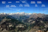 paysage hautes-alpes Les-Ecrins-vus-depuis-la-Tete-du-Puy - Argentiere-la-Bessee - Pelvoux - Les-Ecrins-vus-depuis-la-Tete-du-Puy