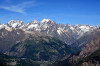 paysage hautes-alpes Les-Ecrins-vus-depuis-la-Tete-du-Puy - Argentiere-la-Bessee - Pelvoux - Les-Ecrins-vus-depuis-la-Tete-du-Puy