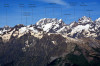 paysage hautes-alpes Les-Ecrins-vus-depuis-la-Tete-du-Puy - Argentiere-la-Bessee - Pelvoux - Les-Ecrins-vus-depuis-la-Tete-du-Puy