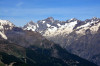 paysage hautes-alpes Les-Ecrins-vus-depuis-la-Tete-du-Puy - Argentiere-la-Bessee - Pelvoux - Les-Ecrins-vus-depuis-la-Tete-du-Puy