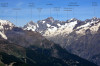 paysage hautes-alpes Les-Ecrins-vus-depuis-la-Tete-du-Puy - Argentiere-la-Bessee - Pelvoux - Les-Ecrins-vus-depuis-la-Tete-du-Puy