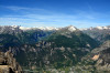 paysage hautes-alpes Petit-et-Grand-Pinier-vus-de-la-Tete-du-Puy - Argentiere-la-Bessee - Champcella - Petit-et-Grand-Pinier-vus-de-la-Tete-du-Puy