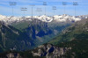 paysage hautes-alpes Petit-et-Grand-Pinier-vus-de-la-Tete-du-Puy - Argentiere-la-Bessee - Champcella - Petit-et-Grand-Pinier-vus-de-la-Tete-du-Puy