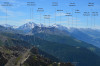 paysage hautes-alpes La-Font-Sancte-vue-depuis-la-Tete-du-Puy - Queyras - Ceillac - La-Font-Sancte-vue-depuis-la-Tete-du-Puy