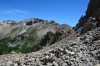 paysage hautes-alpes La-Tome-la-Roche-de-la-Moutiere-et-le-pic-du-Bonhomme - Argentiere-la-Bessee - Saint-Martin-de-Queyrieres - La-Tome-la-Roche-de-la-Moutiere-et-le-pic-du-Bonhomme