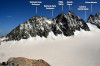 paysage hautes-alpes Panorama-vers-le-sud-ouest-vu-du-refuge-des-Ecrins - Argentiere-la-Bessee - Pelvoux - Panorama-vers-le-sud-ouest-vu-du-refuge-des-Ecrins
