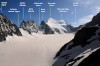 paysage hautes-alpes Panorama-vers-le-sud-ouest-vu-du-refuge-des-Ecrins - Argentiere-la-Bessee - Pelvoux - Panorama-vers-le-sud-ouest-vu-du-refuge-des-Ecrins