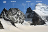 paysage hautes-alpes Panorama-vers-le-sud-ouest-vu-du-refuge-des-Ecrins - Argentiere-la-Bessee - Pelvoux - Panorama-vers-le-sud-ouest-vu-du-refuge-des-Ecrins