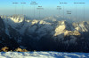 paysage hautes-alpes Les-Bans-vus-du-Dome-de-Neige-des-Ecrins - Isere - Saint-Christophe-en-Oisans - Les-Bans-vus-du-Dome-de-Neige-des-Ecrins