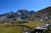 paysage hautes-alpes La-Roche-Bernaude-vue-depuis-le-vallon-du-Peyron - Brianconnais - Nevache - La-Roche-Bernaude-vue-depuis-le-vallon-du-Peyron