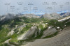 paysage hautes-alpes Pic-de-Roche-Noire-vu-du-pic-des-Esparges-Fines - Queyras - Arvieux - Pic-de-Roche-Noire-vu-du-pic-des-Esparges-Fines