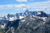 1398 / Ubaye / Aiguille de Chambeyron vue de la pointe des Marcelettes