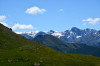 paysage hautes-alpes Le-Rocher-de-l-Eissassa-vu-des-Granges-de-Furfande - Queyras - Arvieux - Le-Rocher-de-l-Eissassa-vu-des-Granges-de-Furfande