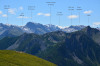 paysage hautes-alpes Le-Rocher-de-l-Eissassa-vu-des-Granges-de-Furfande - Queyras - Arvieux - Le-Rocher-de-l-Eissassa-vu-des-Granges-de-Furfande