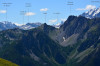 paysage hautes-alpes Font-Sancte-vue-des-Granges-de-Furfande - Queyras - Arvieux - Font-Sancte-vue-des-Granges-de-Furfande