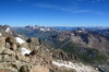 paysage hautes-alpes Pics-de-Combeynot-vus-du-pic-du-Glacier-Blanc - Brianconnais - Monetier-les-Bains - Pics-de-Combeynot-vus-du-pic-du-Glacier-Blanc