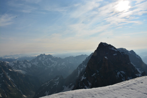 Le Pic Sans Nom vu d'Ailefroide orientale