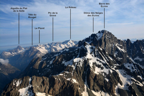Panorama vu d'Ailefroide orientale