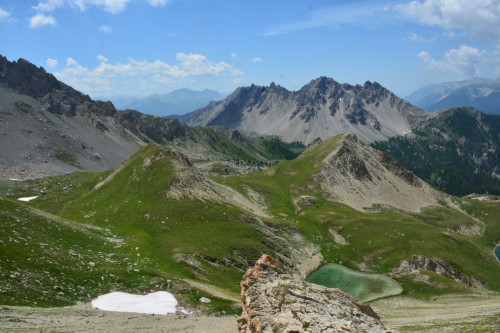 La crête des Crosas vue de la crête de Patégou