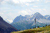 761 / Briançonnais / Aiguille d'Arbour vue depuis la vallée étroite